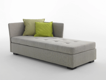 FIGI ISOLINA - Fabric day bed with removable cover by Casamania & Horm - view 2
